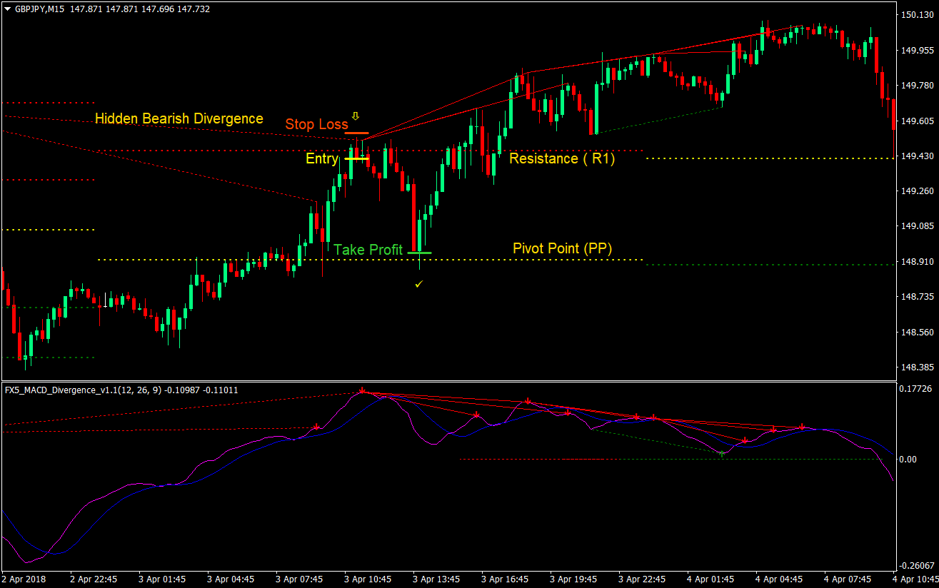 MACD Pivot Point Divergence Day Forex Trading Strategy 4 MACD Pivot Point Divergence Day Trading Strategy 04