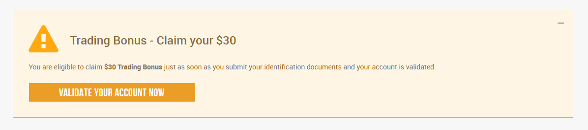 Validate Your XM Account