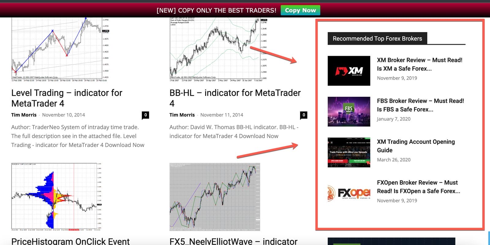 Recommended Forex Brokers Ads