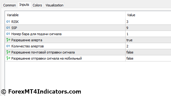 Buy Sell Signals Arrows MT5 Indicator 5 Buy Sell Signals Arrows MT5 Indicator Settings