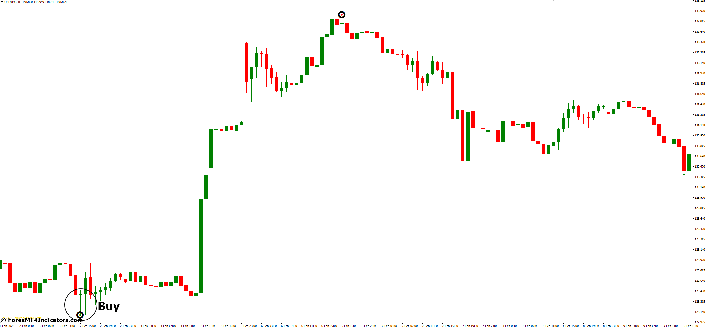 How to Trade with Brilliant Reversal MT4 Indicator - Buy Entry