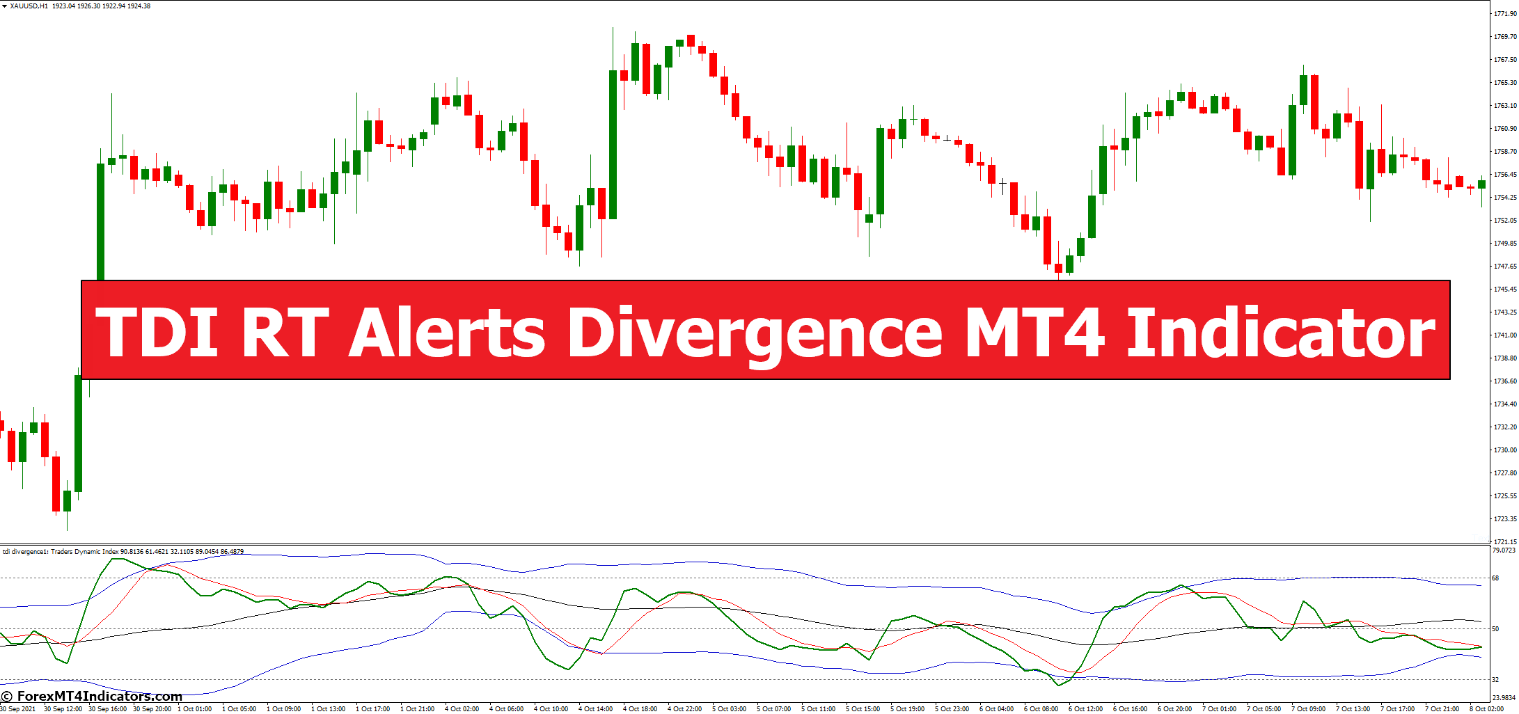TDI RT Alerts Divergence MT4 Indicator 1 TDI RT Alerts Divergence MT4 Indicator