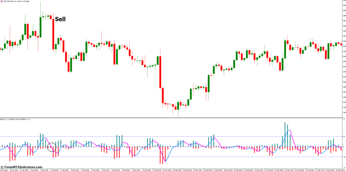How to Trade with Bsi Forex Indicator - Sell Entry