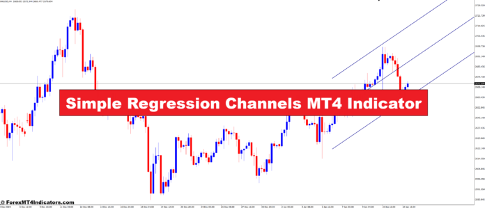 Simple Regression Channels MT4 Indicator Simple Regression Channels MT4 Indicator