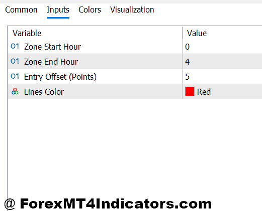 Opening Range Breakout MT5 Indicator 2 Customizing Settings for Your Style